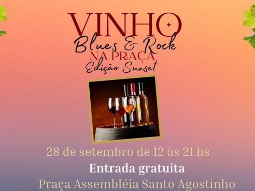 2º Festival de Vinho, Blues & Rock na Praça - Edição Sunset