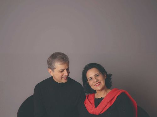 Celina Szrvinsk e Miguel Rosselini