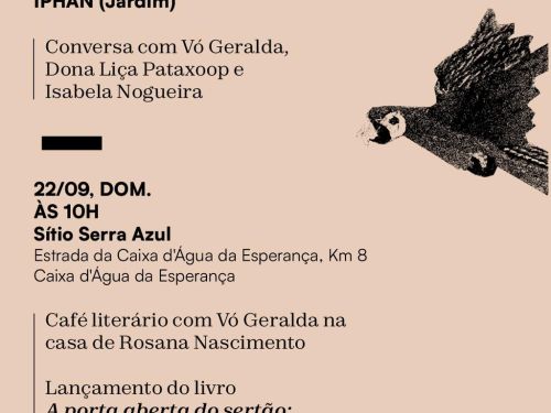 Lançamento Livro: A porta aberta do sertão – Histórias da Vó Geralda