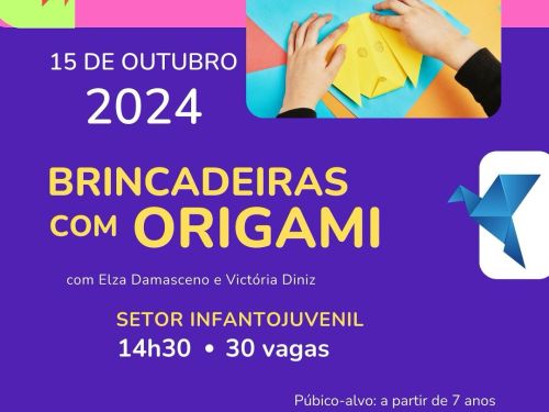 Brincadeiras com Origami na Biblioteca