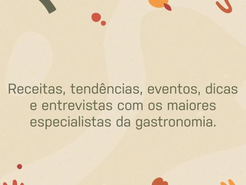 Seminário: O Tempo Gastrô