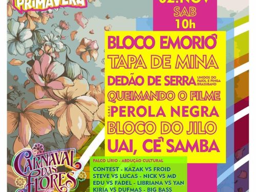 Carnaval das Flores: Bloco da Primavera