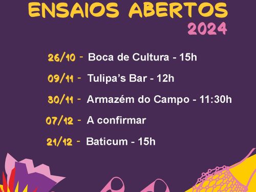 Bloco ClandesTinas - Ensaios Abertos 2024