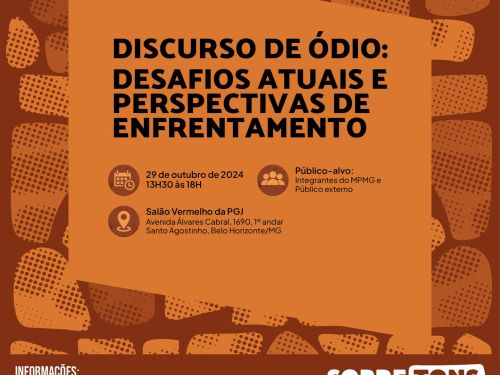 Sobre Tons - 'Discurso de ódio: desafios atuais e perspectivas de enfrentamento'
