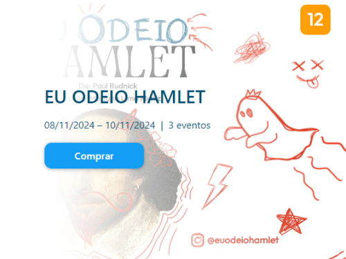Espetáculo de comédia: “Eu Odeio Hamlet”