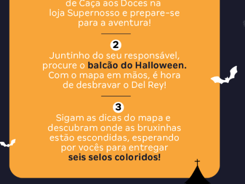 Halloween 'Caça aos Doces' - Del Rey