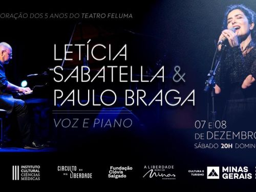 Letícia Sabatella e Paulo Braga - Voz e Piano