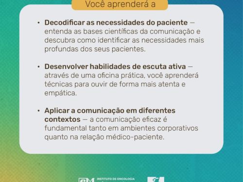 1º Simpósio Multidisciplinar - Escutativa: o paciente no centro do cuidado!