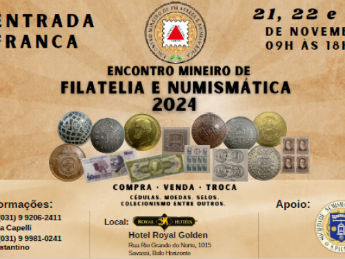 Encontro Mineiro de Filatelia e Numismática 2024
