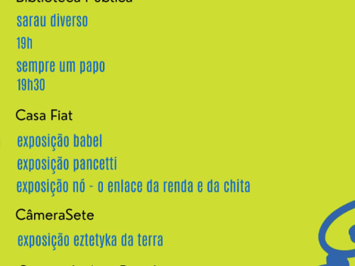  8ª edição da Noite Mineira de Museus e Bibliotecas.