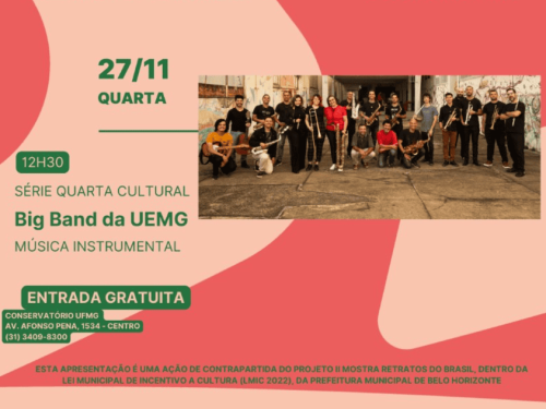 Quarta Cultural - Big Band da UEMG