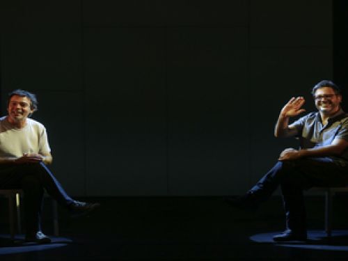 Espetáculo: “Gostava mais dos pais” com Bruno Mazzeo e Lucio Mauro Filho