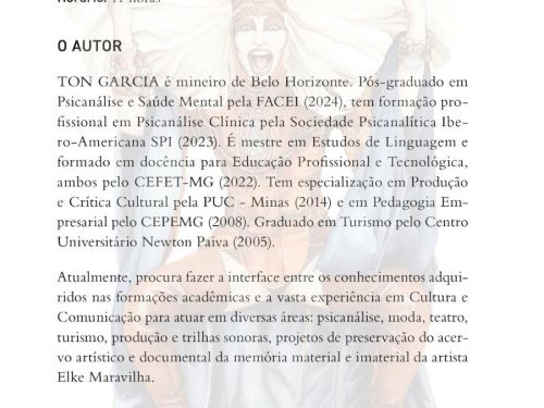 Lançamento do Livro: "Elke Maravilha" por Ton Garcia