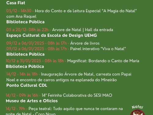 Natal da Mineiridade 2024