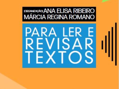 Lançamento do livro "Para ler e revisar textos"