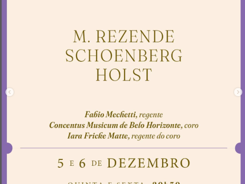 Concertos de Dezembro - Orquestra Filarmónica de Minas Gerais