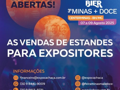 34ª Expocachaça e 18ª Brasilbier 2025