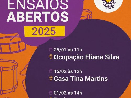 Ensaios Abertos 2025 - Bloco ClandesTinas 
