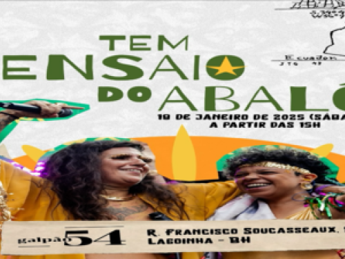 Ensaios do bloco Abalô-Caxi