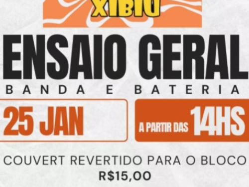 Ensaio 2025 - Bloco Xibiu