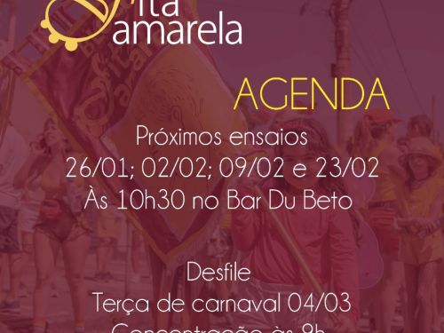 Ensaios 2025 - Bloco Fita Amarela