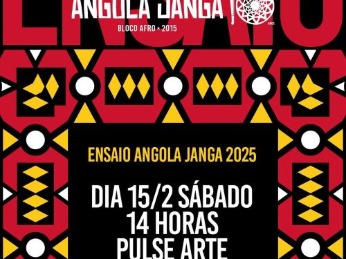 Ensaio 2025 - Bloco Angola Janga