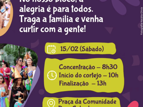 Carnaval 2025: Bloco Pé com Pé