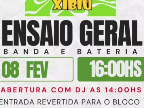 Ensaio Geral 2025 - Bloco Xibiu