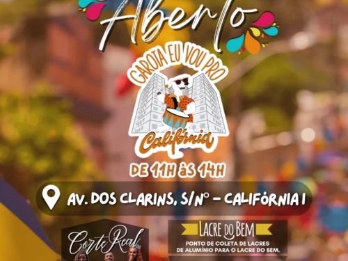 Ensaio Aberto 2025 - Bloco Garota eu vou pro Califórnia