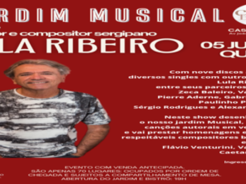 Jardim Musical com Lula Ribeiro