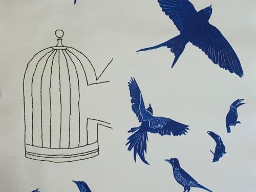 Exposição: ‘Entre a Folhagem e o Voo, Gravuras da Natureza’