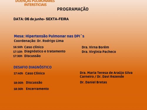 II Simpósio Mineiro de Doenças Pulmonares Intersticiais 2025