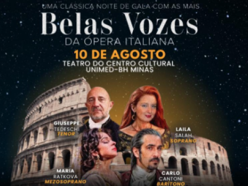 Espetáculo: As Belas Vozes da Opera Italiana 