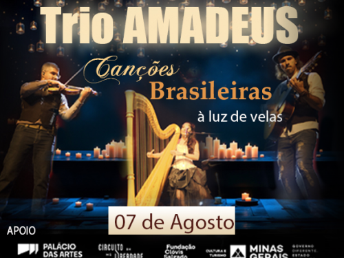 Show: "Mestres da Canção Brasileira à Luz de Velas" com Trio Amadeus