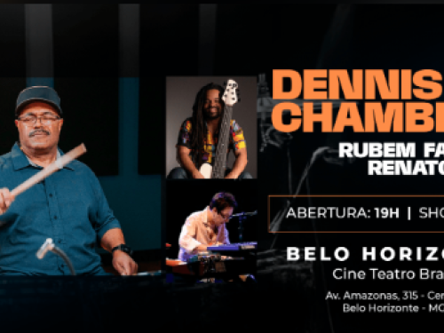Show: Dennis Chambers, Rubem Farias e Renato Neto - Turnê Brasil 2025