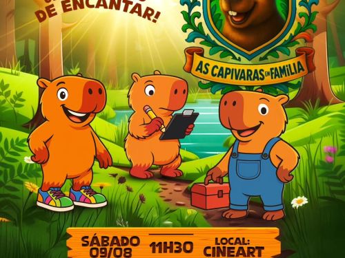 Espetáculo infantil: "As Capivaras em Família"