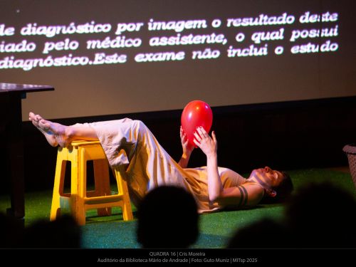 Agosto Lilás: Apresentação da palestra-performance "Quadra 16"