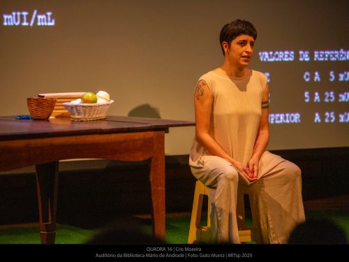 Agosto Lilás: Apresentação da palestra-performance "Quadra 16"