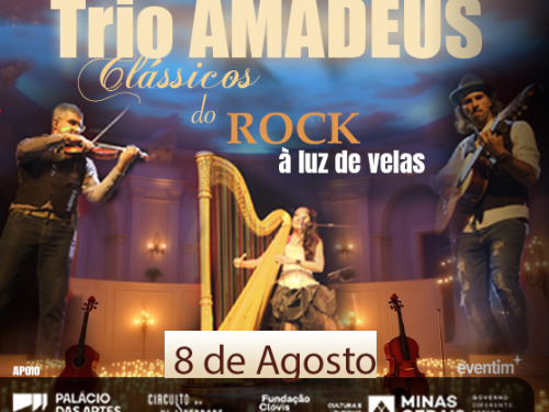 Show: "Clássicos do Rock à Luz de Velas" com Trio Amadeus