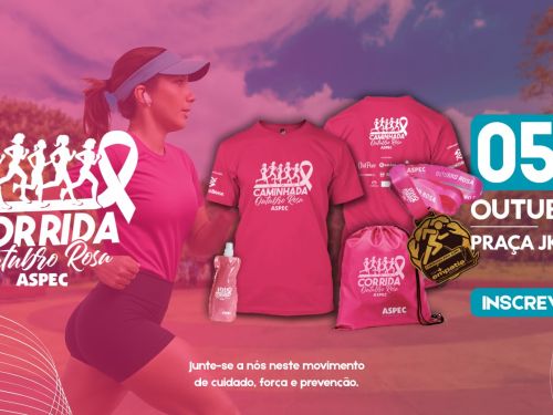 Corrida e Caminhada Outubro Rosa - ASPEC
