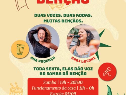 Cartaz Samba dá Benção