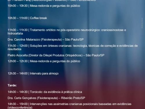 2º Simpósio Assimetrias Cranianas e Torcicolo Congênito: avaliação, diagnóstico e tratamento 2025