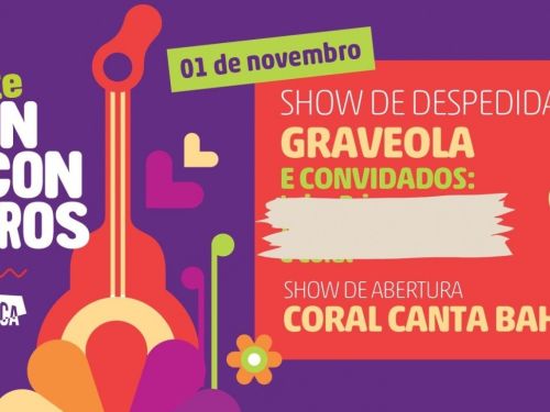 Flyer do Festival Novos Encontros