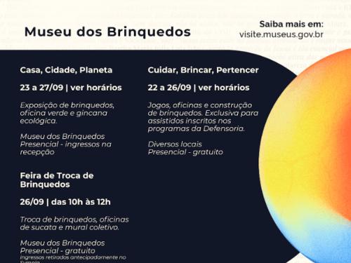 19º Primavera dos Museus: “Museus e Mudanças Climáticas” por Museu dos Brinquedos