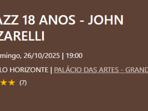 Imagem com o titulo do evento, horário e data 