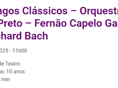 Concerto: Fernão Capelo Gaivota de Richard Bach