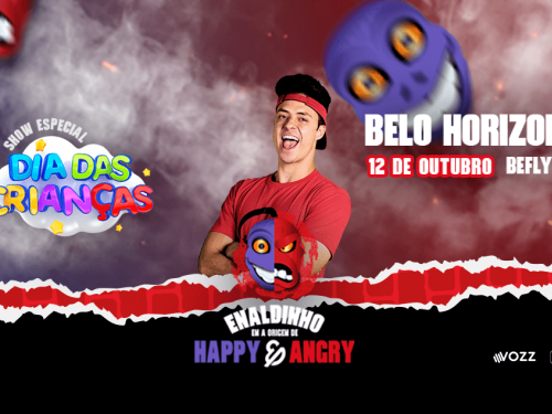 Espetáculo: "A Origem De Happy e Angry" de Enaldinho