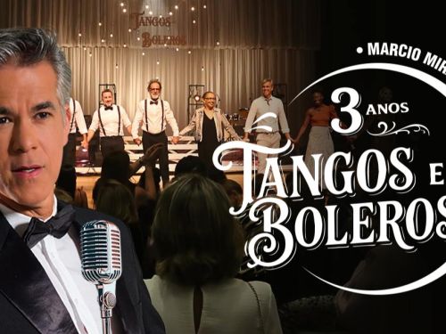 espetáculo “Márcio Miranda em Tangos e Boleros – Grandes Clássicos e Suas Histórias”