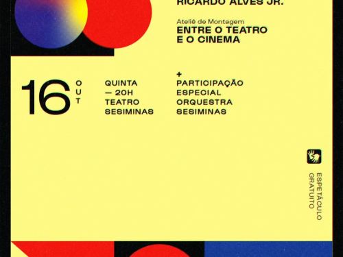 Poster com informações sobre data e local do evento