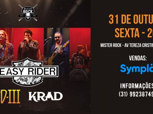 Show de despedida do Easy Rider + Led 3 e Krad